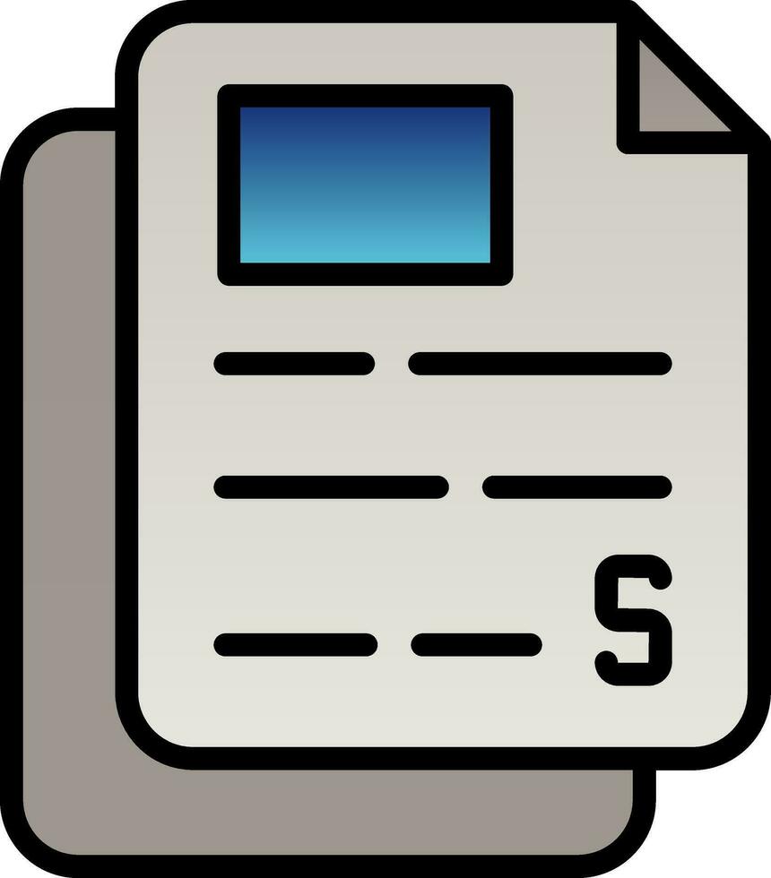 conception d'icône de vecteur de documents