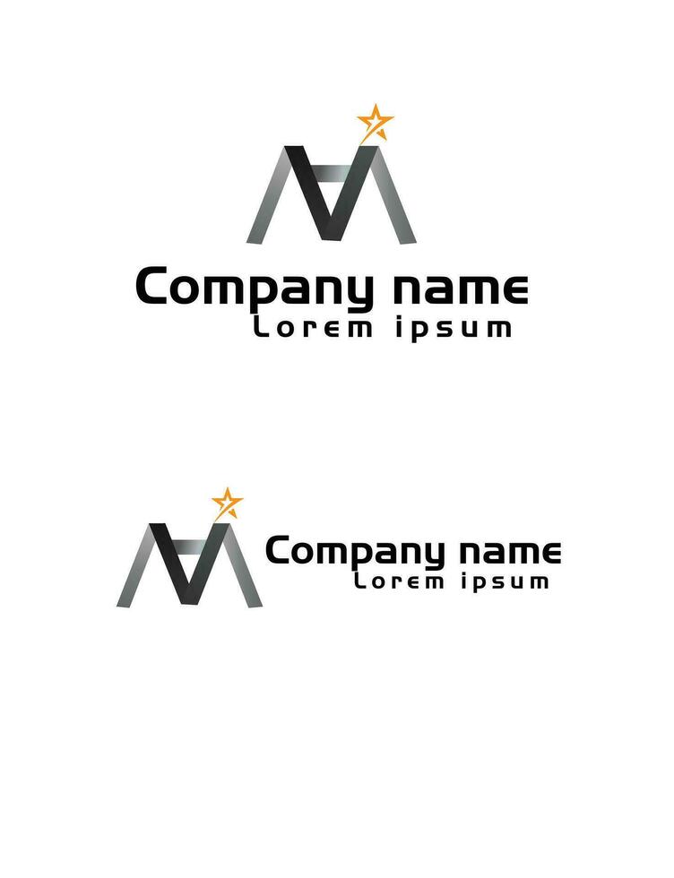 des lettres marque logo pour votre entreprise vecteur