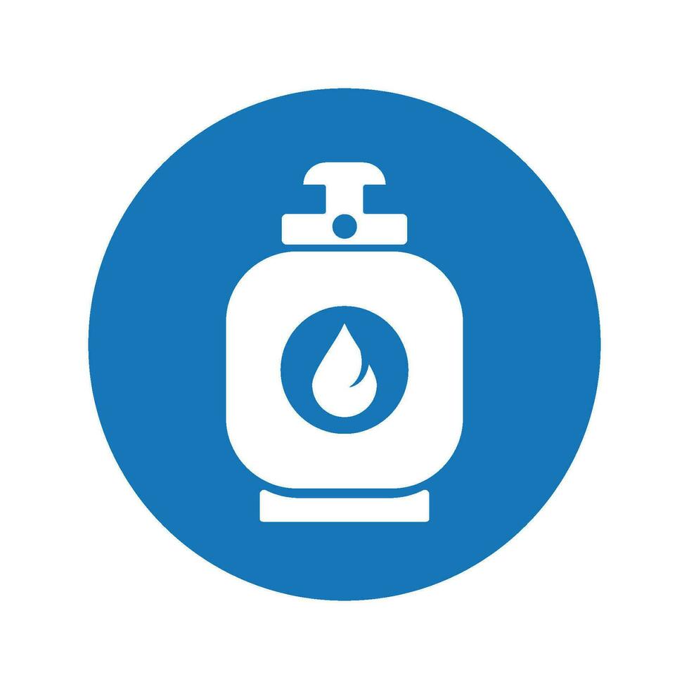 icône de bouteille de gaz vecteur