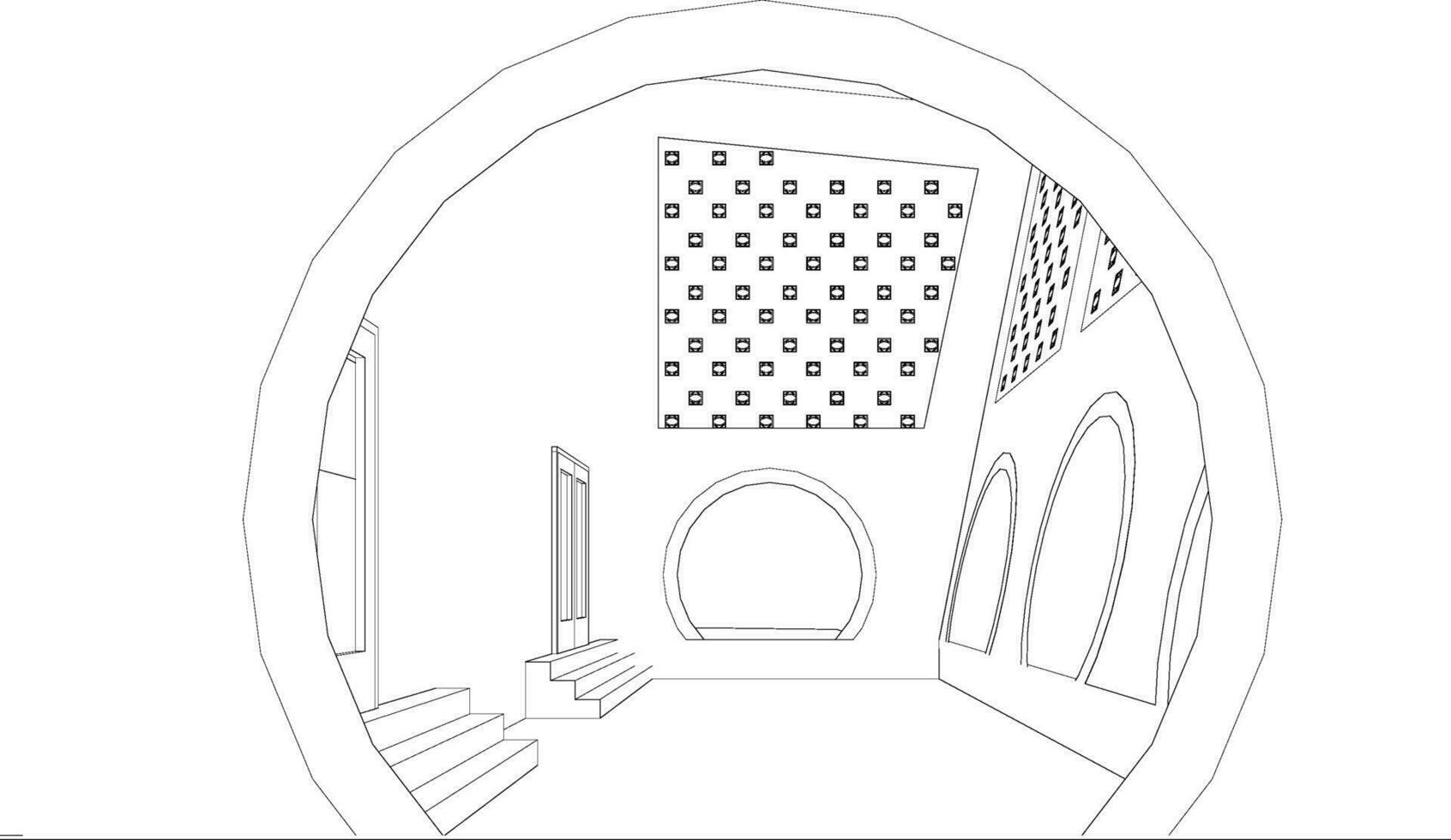 3d illustration du projet de construction vecteur