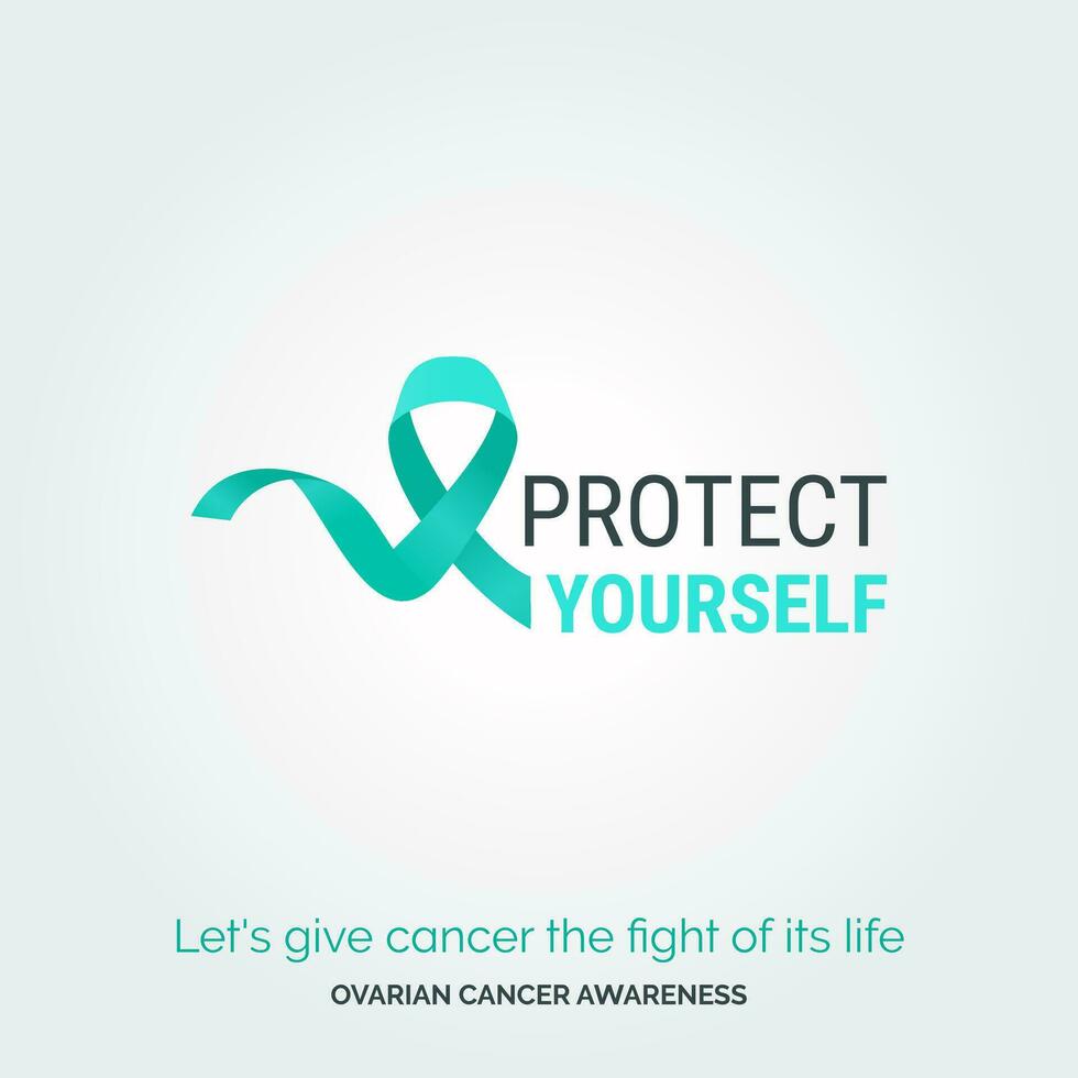 unir pour une cause. vecteur Contexte ovaire cancer conscience