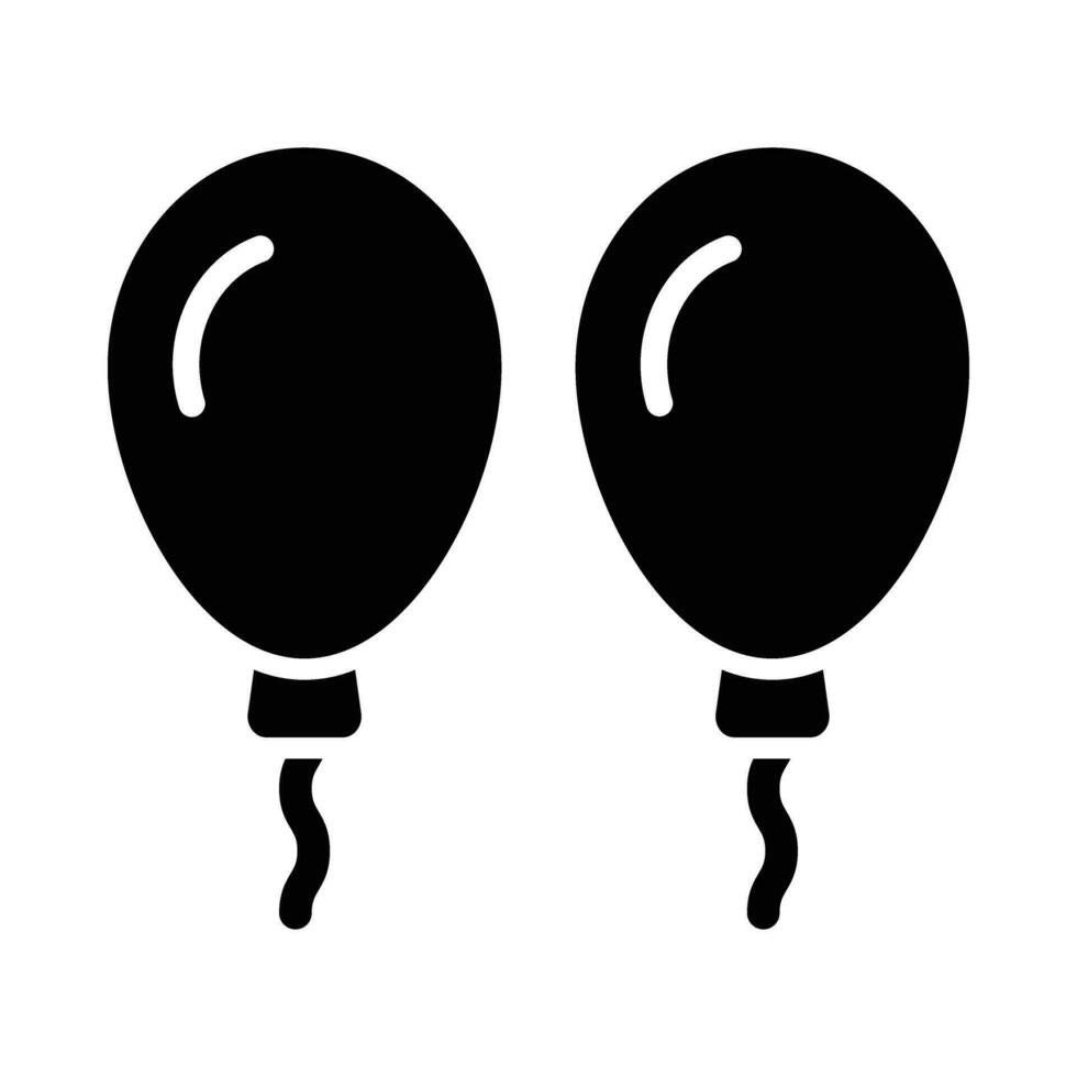 ballon vecteur glyphe icône pour personnel et commercial utiliser.