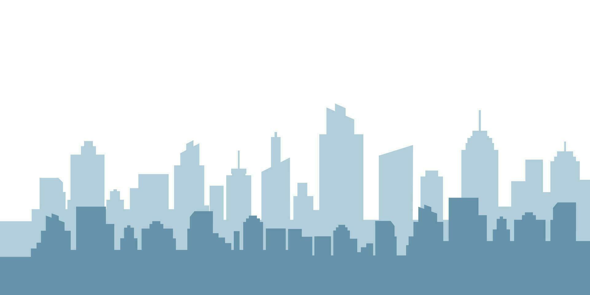 illustration vectorielle de ville moderne horizon vecteur