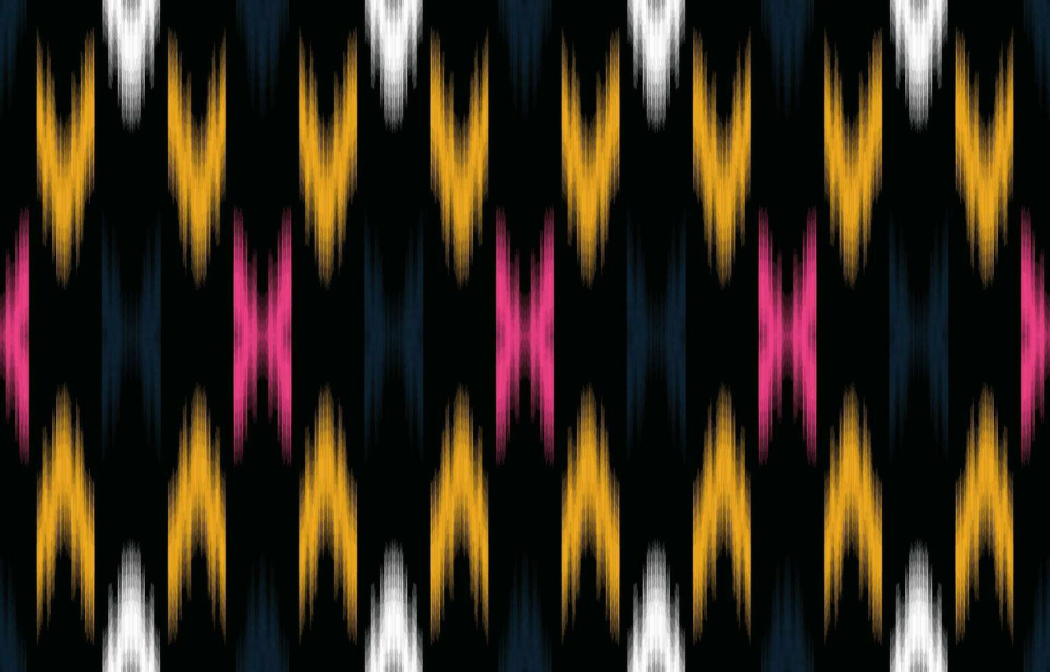 ethnique abstrait ikat art. aztèque ornement imprimer. géométrique ethnique modèle sans couture Couleur Oriental. conception pour Contexte ,rideau, tapis, fond d'écran, vêtements, emballage, batique, vecteur illustration.