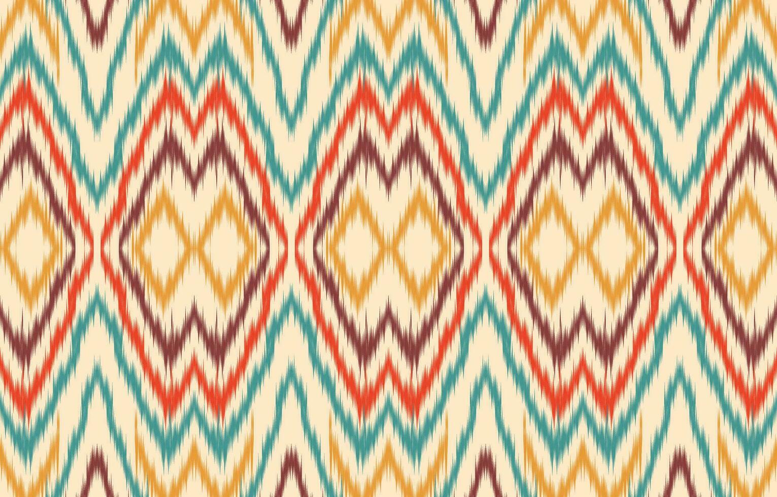 ethnique abstrait ikat art. aztèque ornement imprimer. géométrique ethnique modèle sans couture Couleur Oriental. conception pour Contexte ,rideau, tapis, fond d'écran, vêtements, emballage, batique, vecteur illustration.