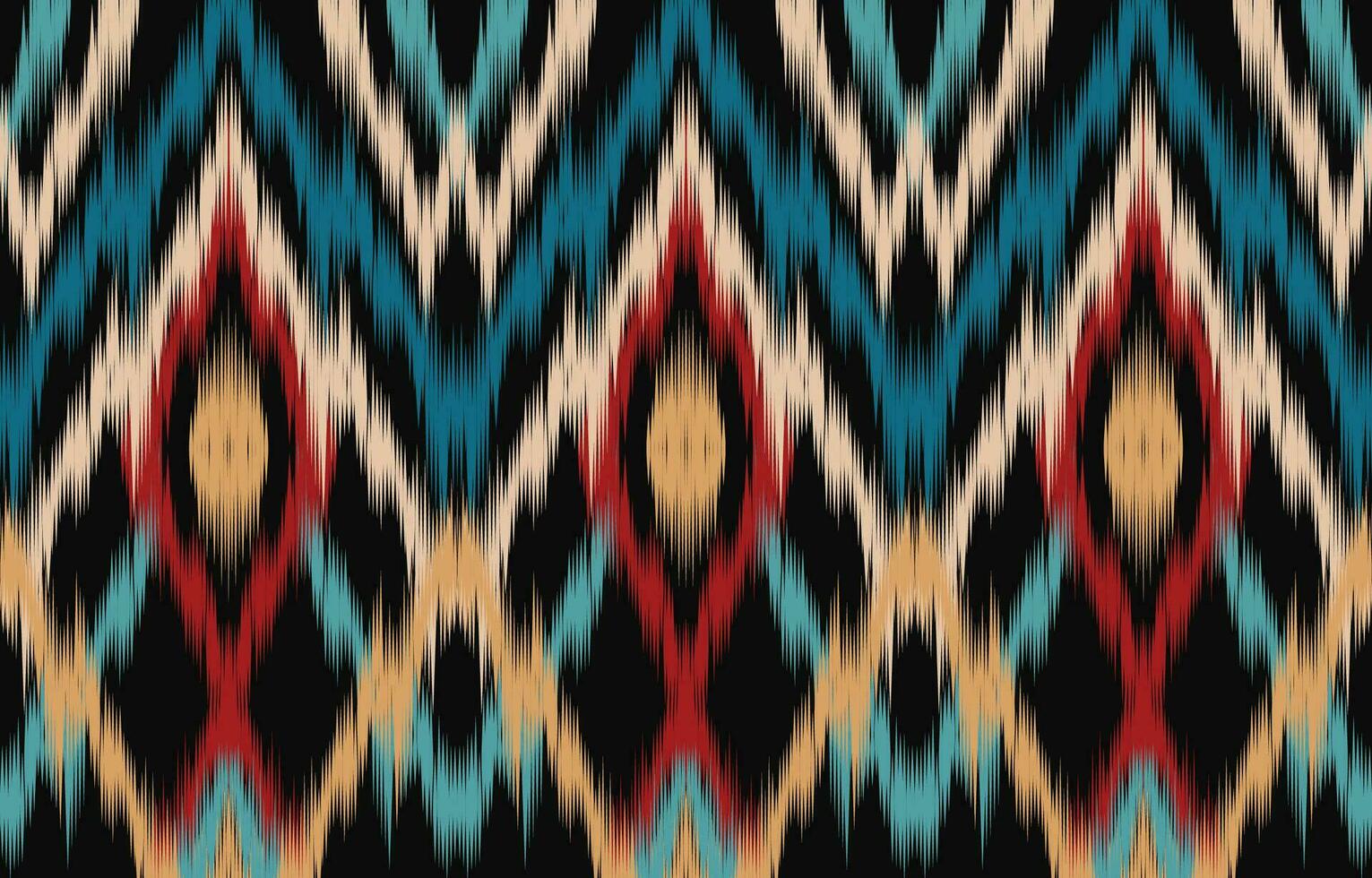 ethnique abstrait ikat art. aztèque ornement imprimer. géométrique ethnique modèle sans couture Couleur Oriental. conception pour Contexte ,rideau, tapis, fond d'écran, vêtements, emballage, batique, vecteur illustration.