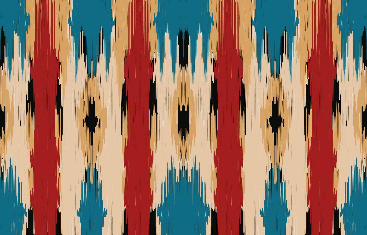 ethnique abstrait ikat art. aztèque ornement imprimer. géométrique ethnique modèle sans couture Couleur Oriental. conception pour Contexte ,rideau, tapis, fond d'écran, vêtements, emballage, batique, vecteur illustration.