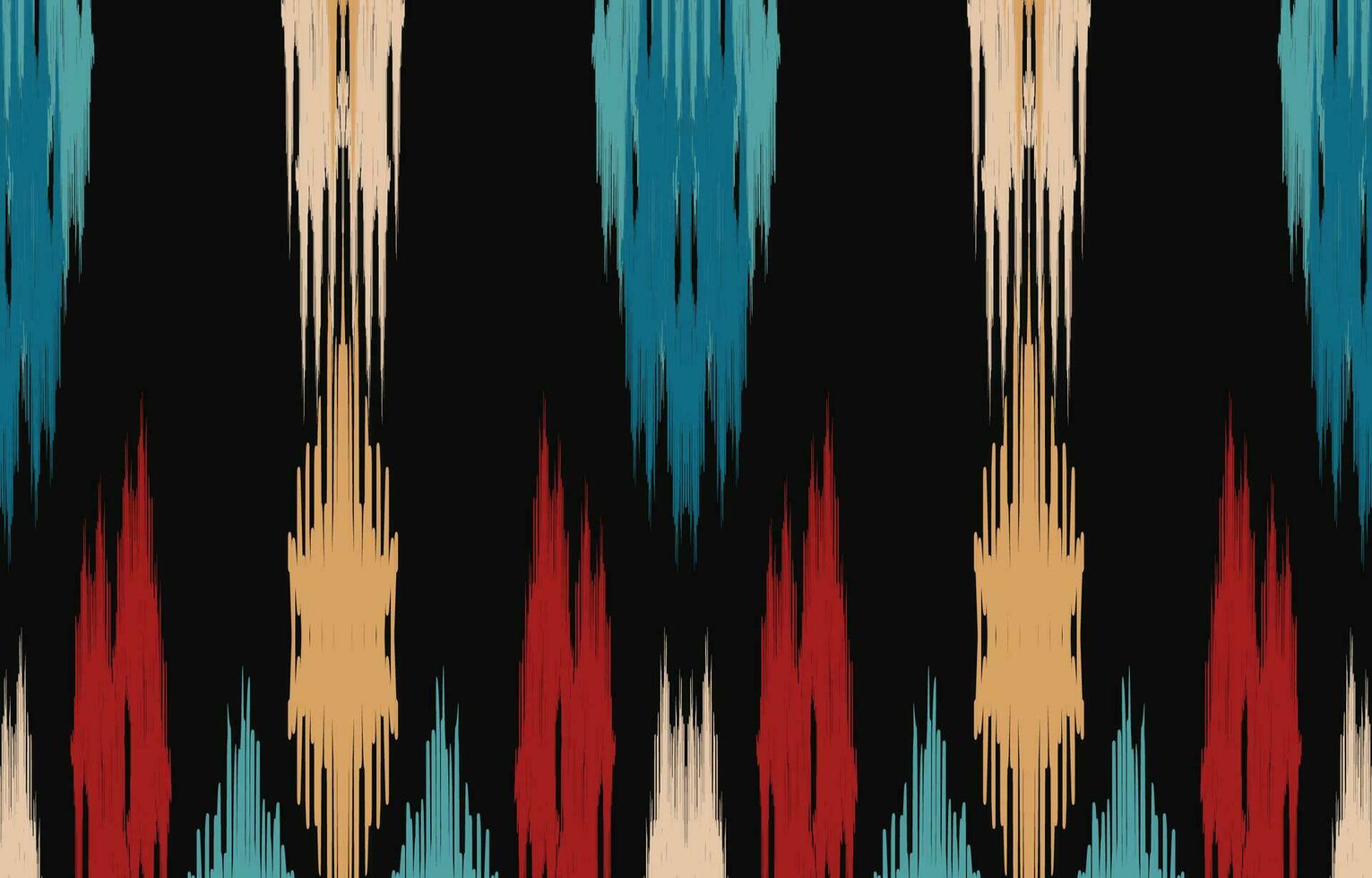 ethnique abstrait ikat art. aztèque ornement imprimer. géométrique ethnique modèle sans couture Couleur Oriental. conception pour Contexte ,rideau, tapis, fond d'écran, vêtements, emballage, batique, vecteur illustration.