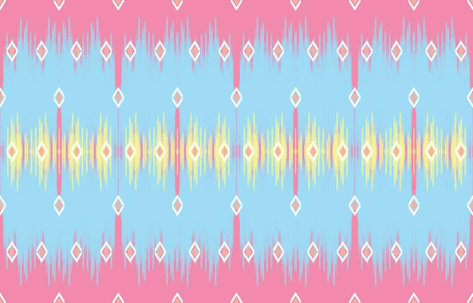 ethnique abstrait ikat art. aztèque ornement imprimer. géométrique ethnique modèle sans couture Couleur Oriental. conception pour Contexte ,rideau, tapis, fond d'écran, vêtements, emballage, batique, vecteur illustration.