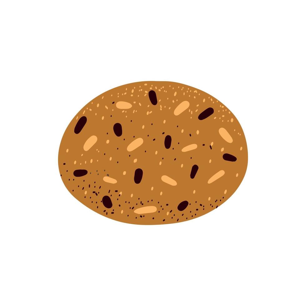 Biscuits à l'avoine. illustration vectorielle vecteur