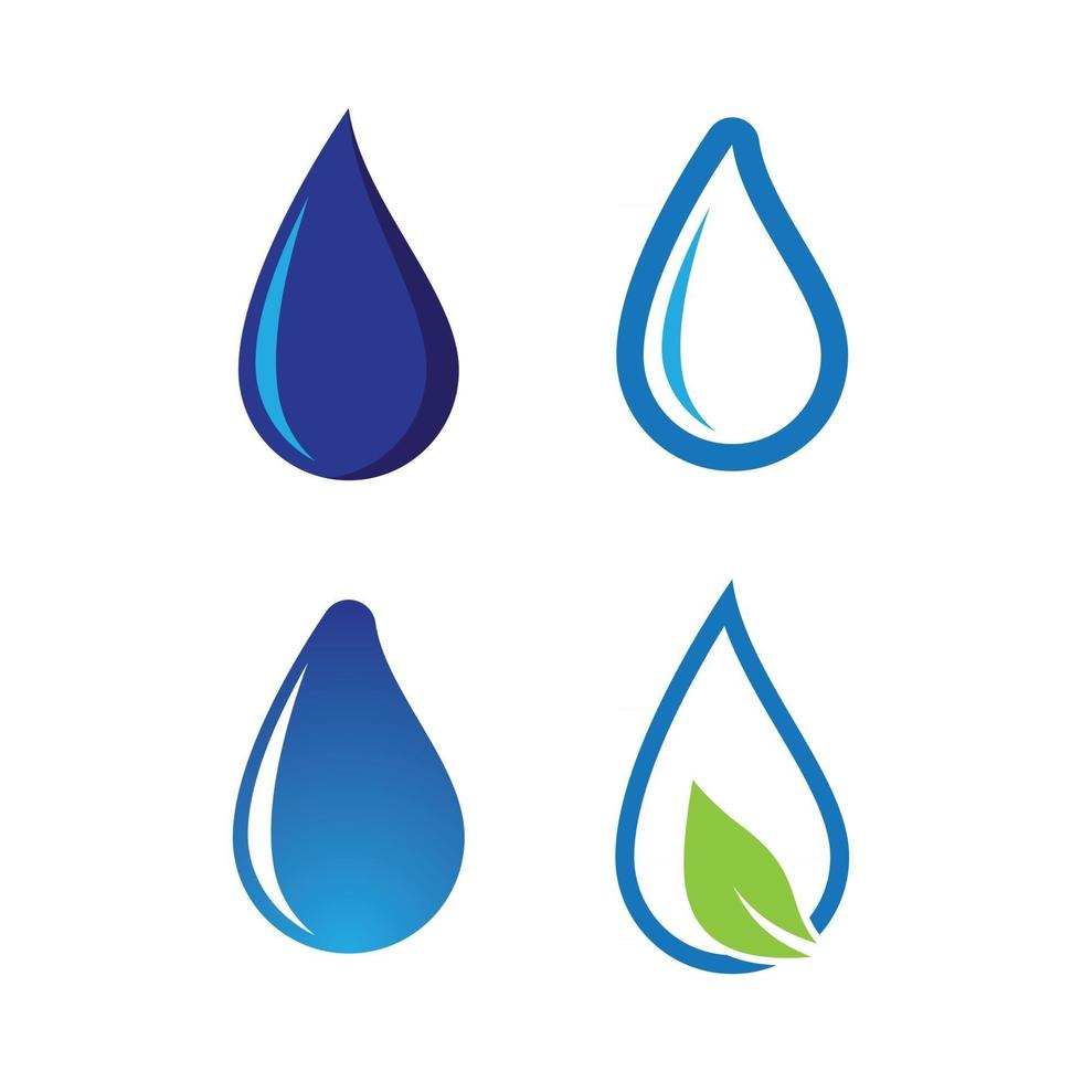 images de logo de goutte d'eau vecteur