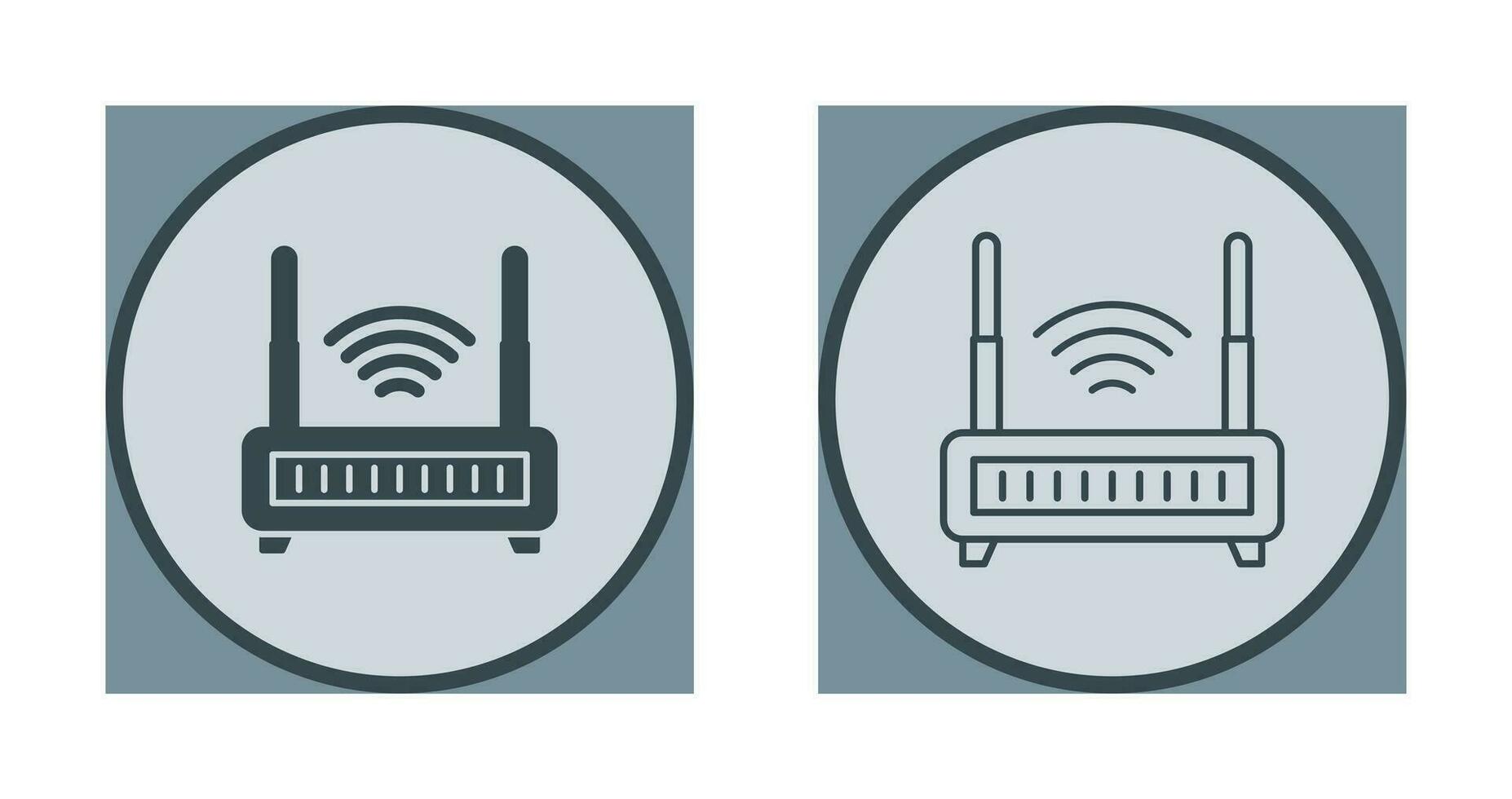 icône de vecteur de routeur wifi