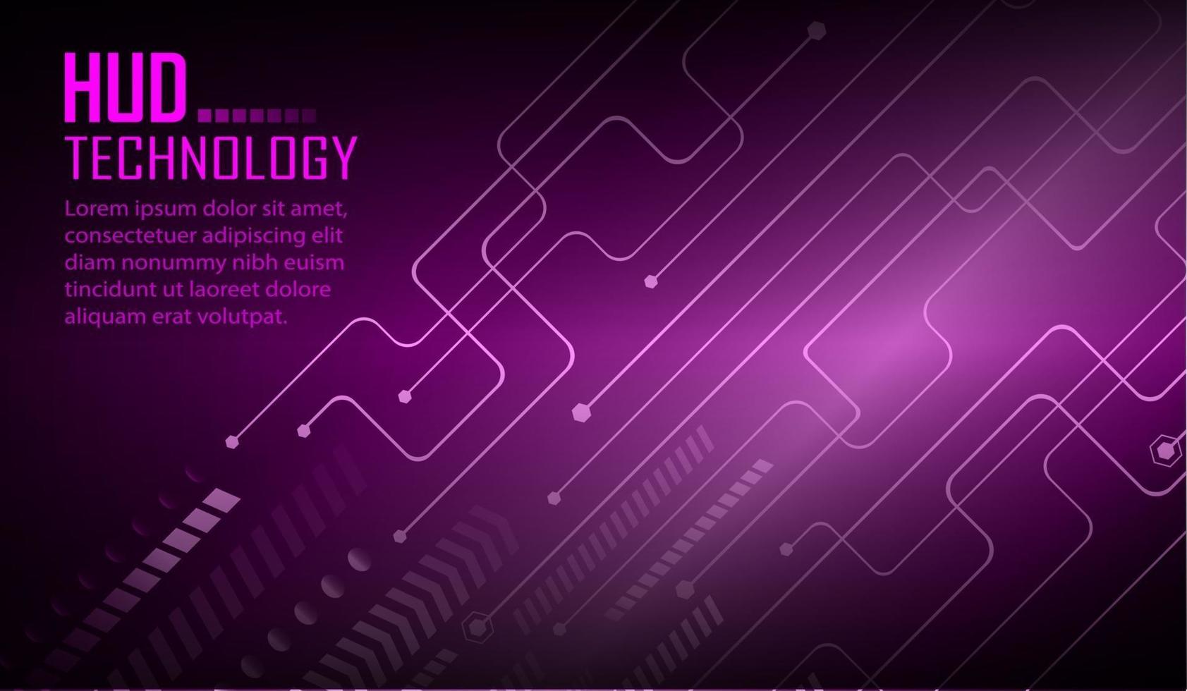 fond de concept de technologie future cyber circuit vecteur