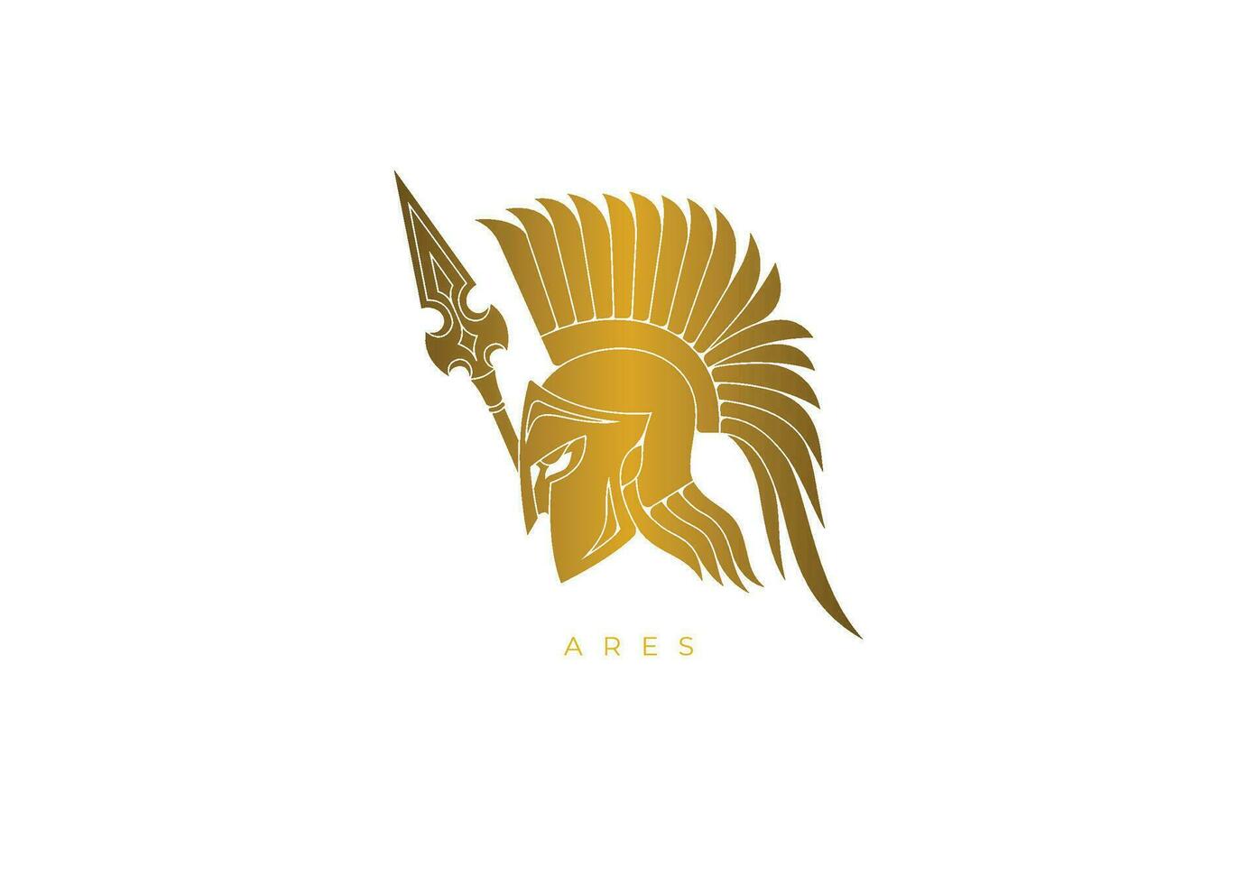 Dieu de guerre, ares logo vecteur