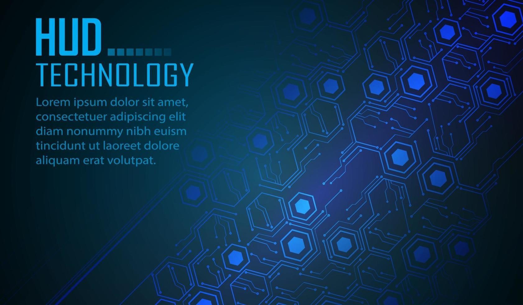 fond de concept de technologie future cyber circuit vecteur