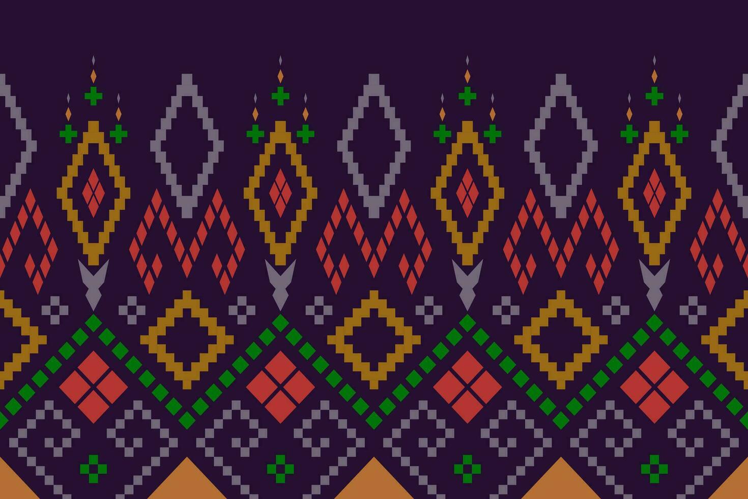 violet traverser point traditionnel ethnique modèle paisley fleur ikat Contexte abstrait aztèque africain indonésien Indien sans couture modèle pour en tissu impression tissu robe tapis rideaux et sarong vecteur
