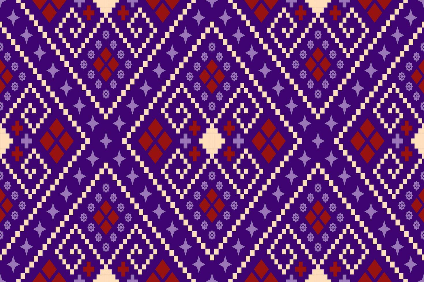 violet traverser point traditionnel ethnique modèle paisley fleur ikat Contexte abstrait aztèque africain indonésien Indien sans couture modèle pour en tissu impression tissu robe tapis rideaux et sarong vecteur