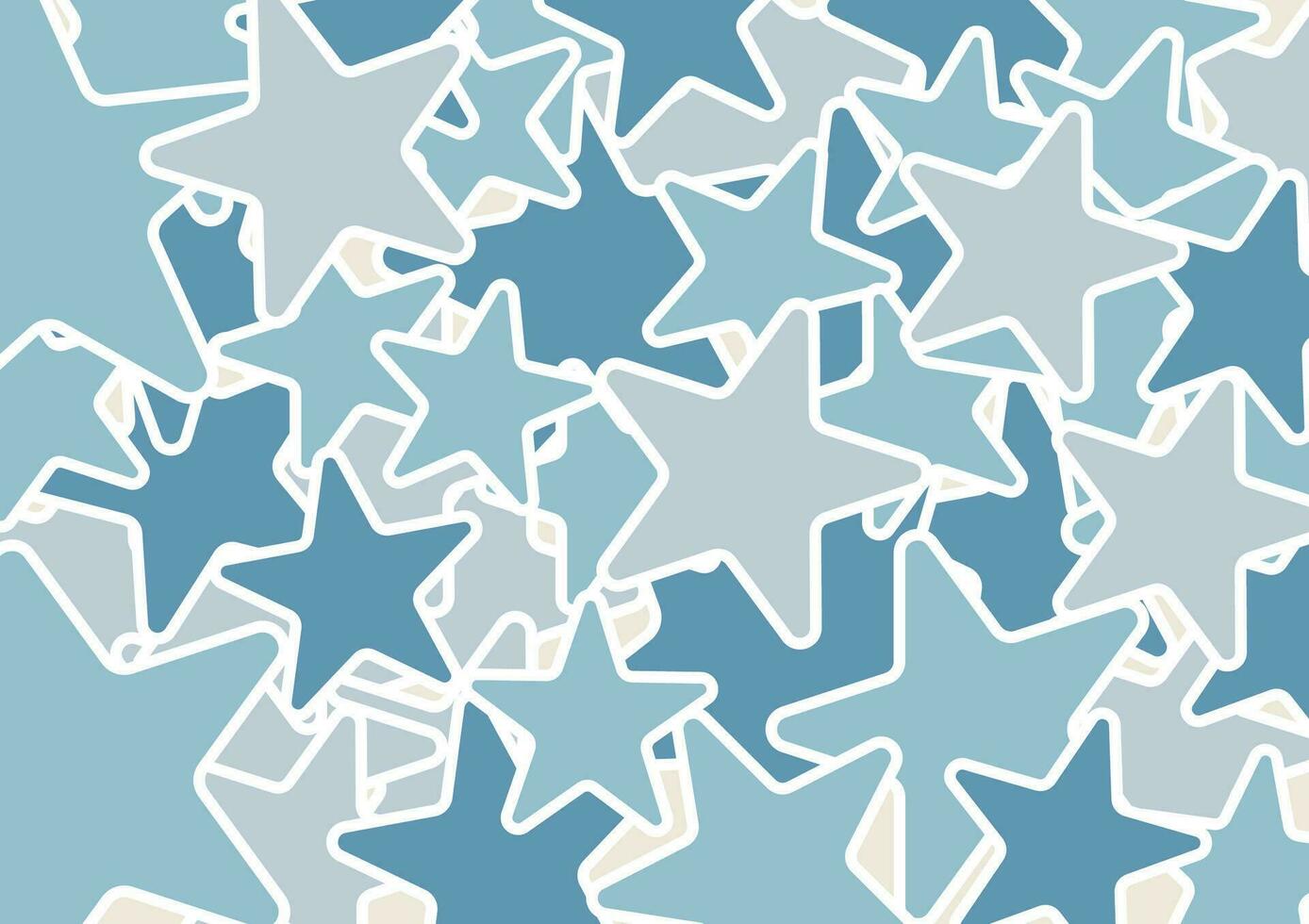 bleu étoile bonbons plusieurs en tissu Aléatoire artistique fête décorations Contexte vecteur