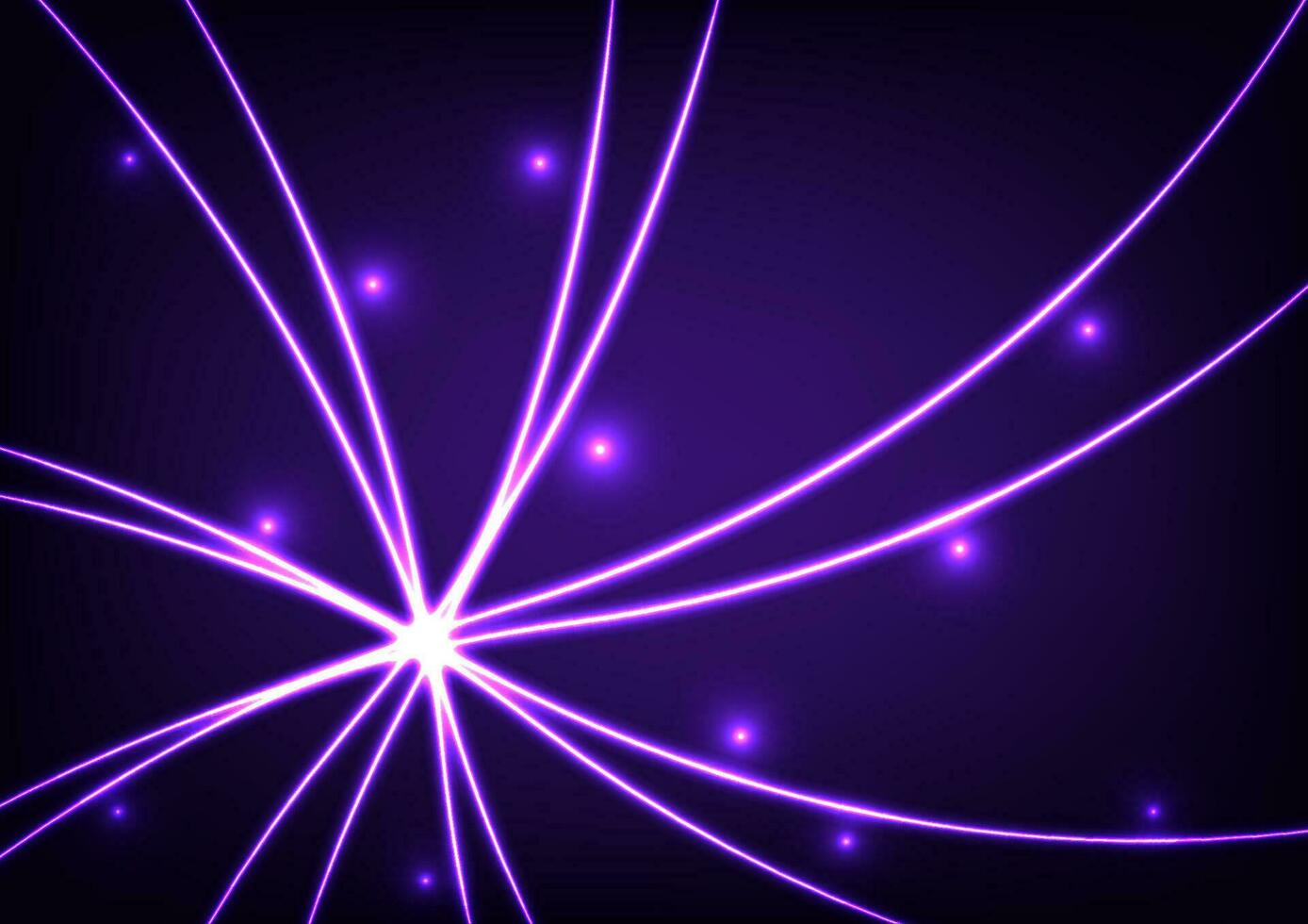 abstrait dynamique violet lumière ligne spirale vague courbe couler minimal Contexte vecteur