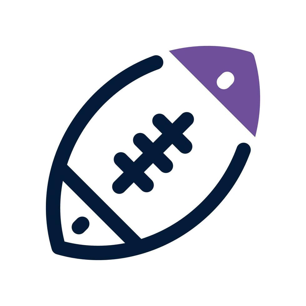 américain Football double Ton icône. vecteur icône pour votre site Internet, mobile, présentation, et logo conception.
