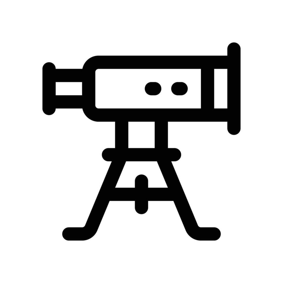 télescope ligne icône. vecteur icône pour votre site Internet, mobile, présentation, et logo conception.