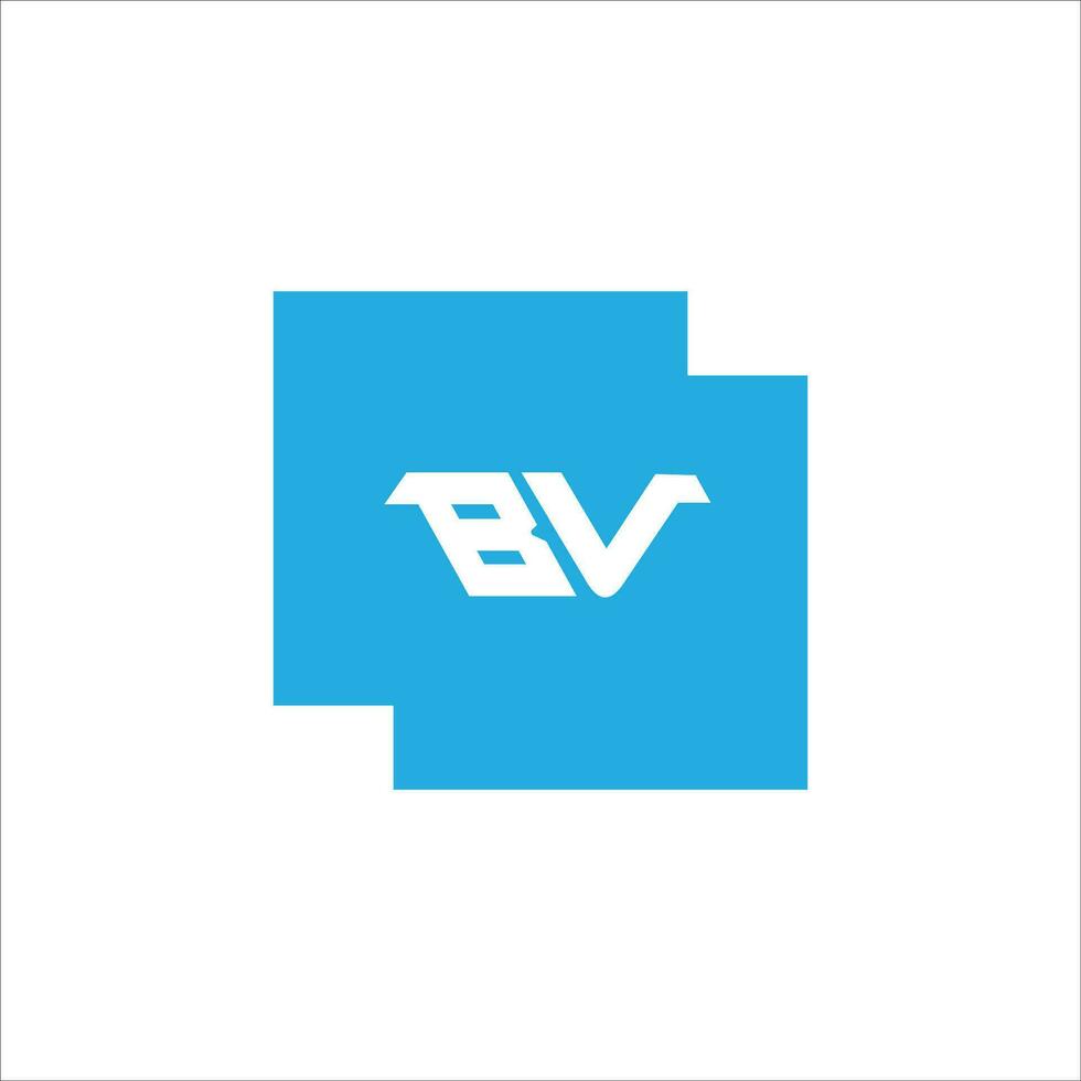 vb bv logo conception vecteur modèle