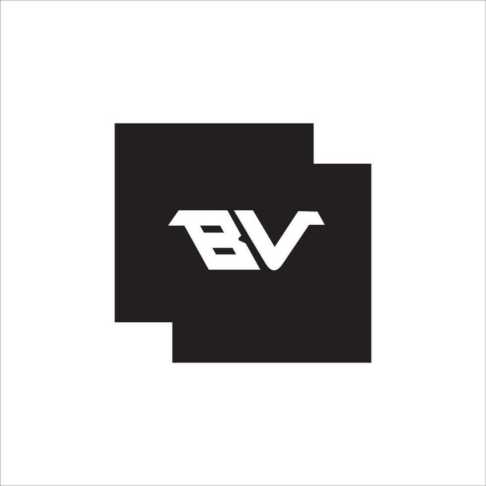 vb bv logo conception vecteur modèle