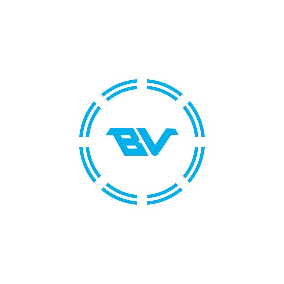 vb bv logo conception vecteur modèle