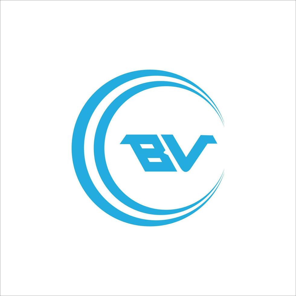 vb bv logo conception vecteur modèle