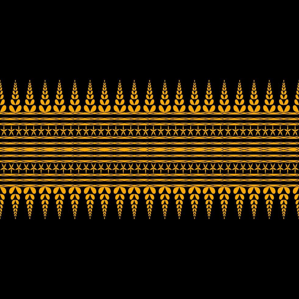 géométrique formes sont conçu dans local en tissu motifs. vecteur, ethnique, arrière-plan, asiatique vecteur