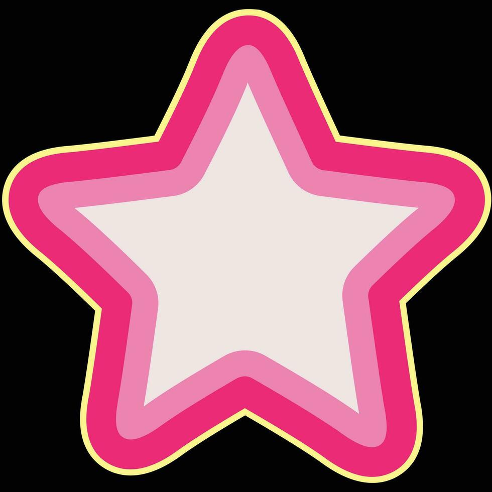 étoile formes illustration vecteur