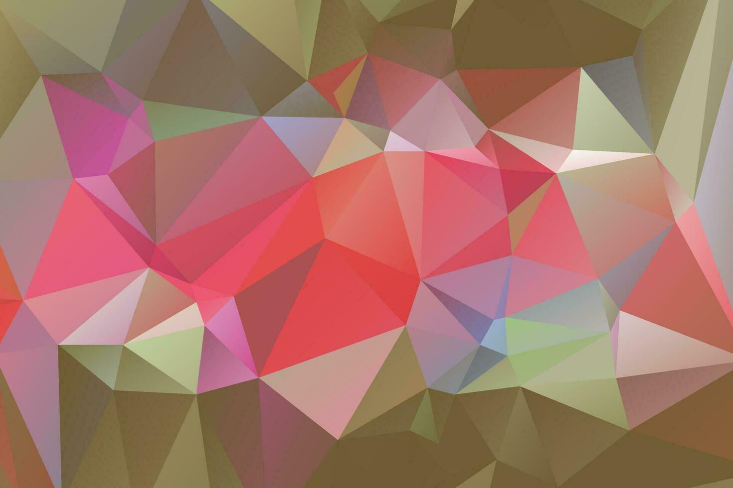 abstrait arrière-plan, faible poly texturé Triangle formes dans Aléatoire modèle, branché lowpoly Contexte vecteur