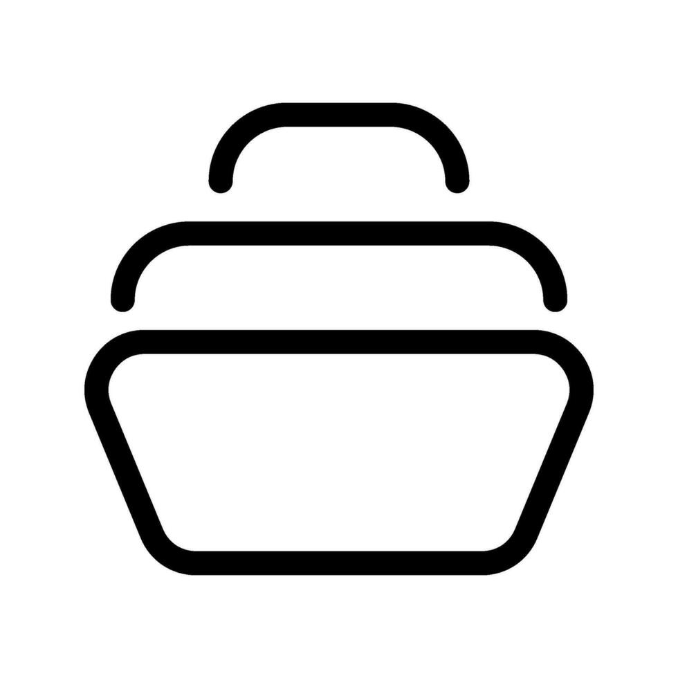 petit gâteau icône vecteur symbole conception illustration