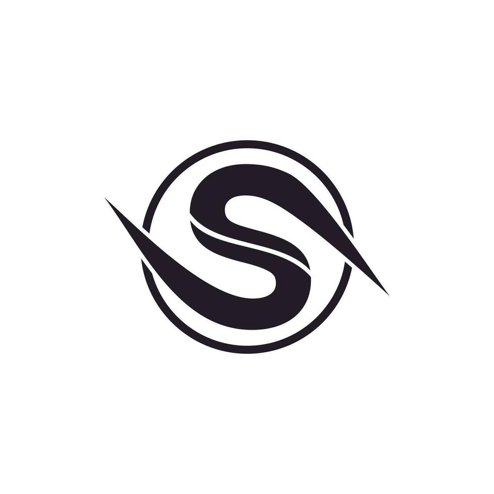 lettre s logo illustration vecteur