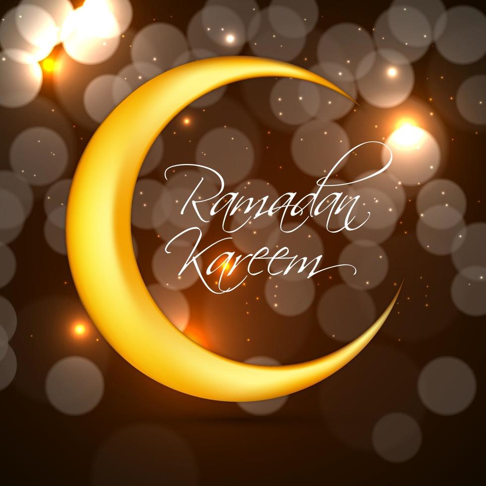 conception de fond de ramadan kareem. illustration vectorielle vecteur