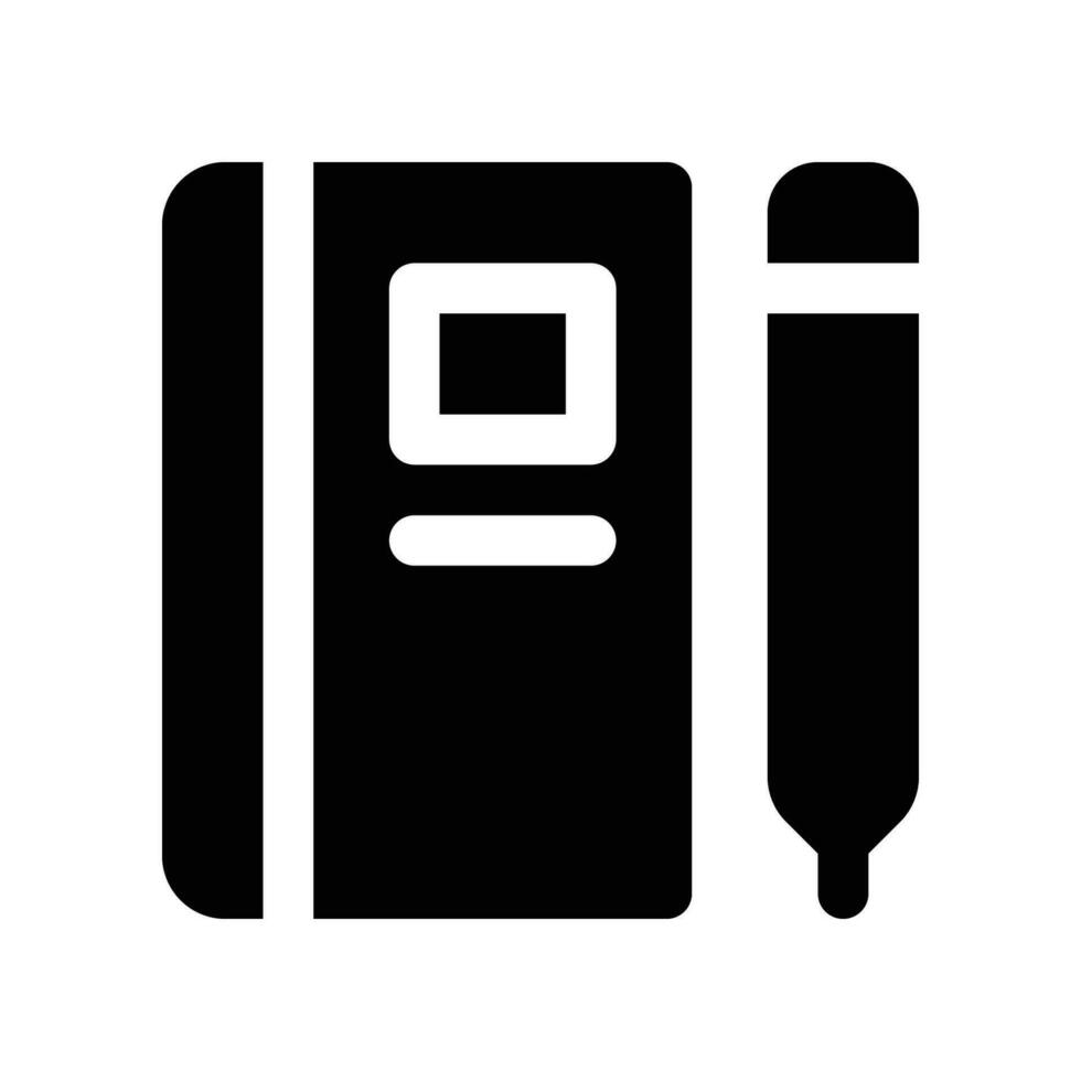 carnet solide icône. vecteur icône pour votre site Internet, mobile, présentation, et logo conception.