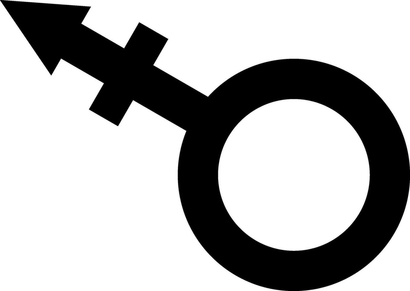 sgn symbole le sexe égalité Masculin femelle transgenres égalité concept vecteur