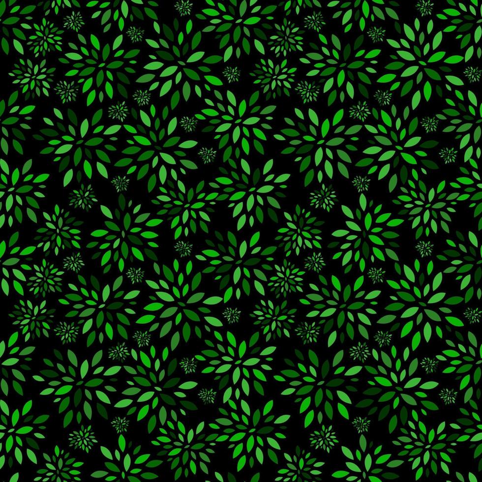 fleur feuilles motif de fond illustration vectorielle vecteur