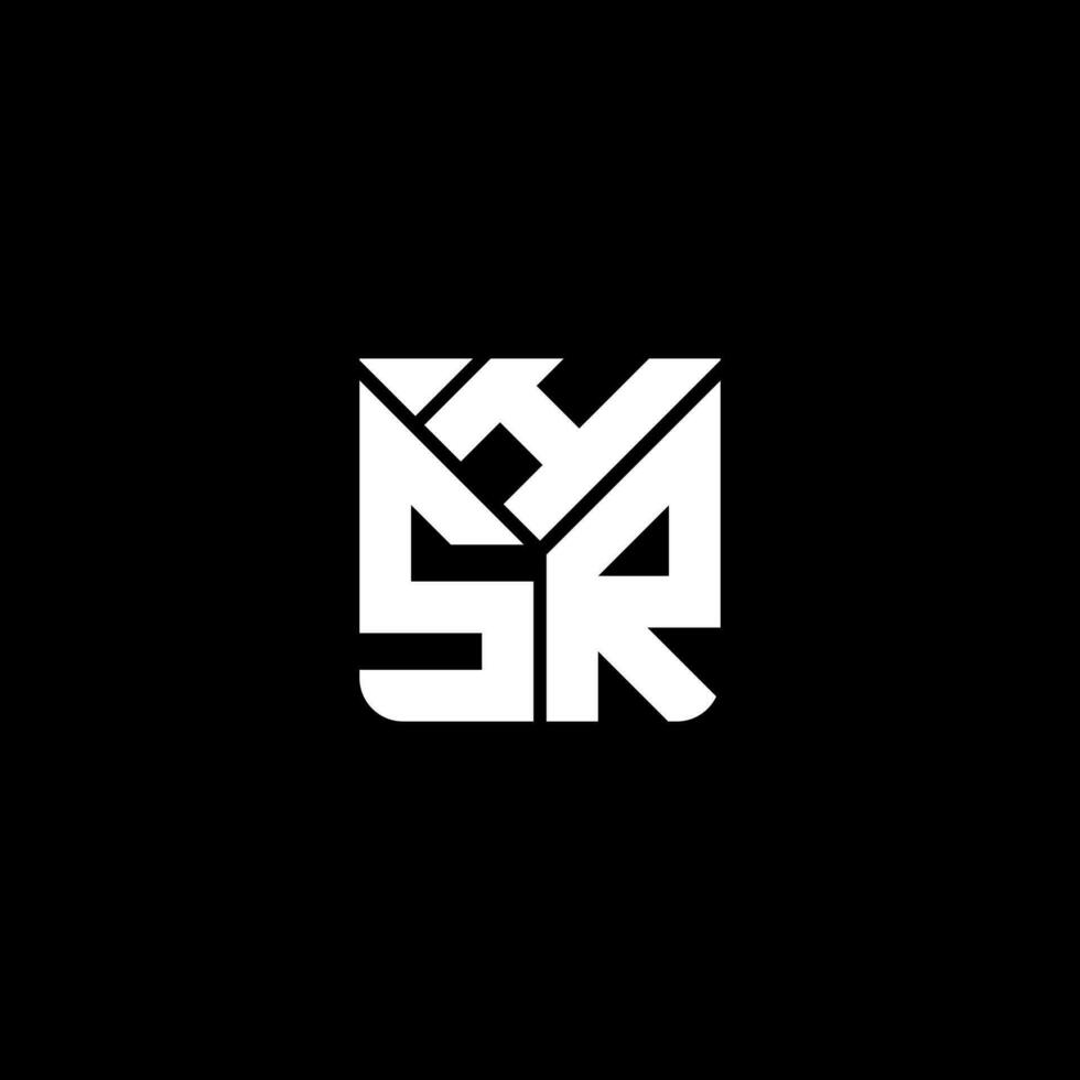 hsr lettre logo vecteur conception, hsr Facile et moderne logo. hsr luxueux alphabet conception