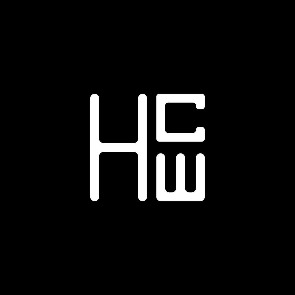 hcw lettre logo vecteur conception, hcw Facile et moderne logo. hcw luxueux alphabet conception