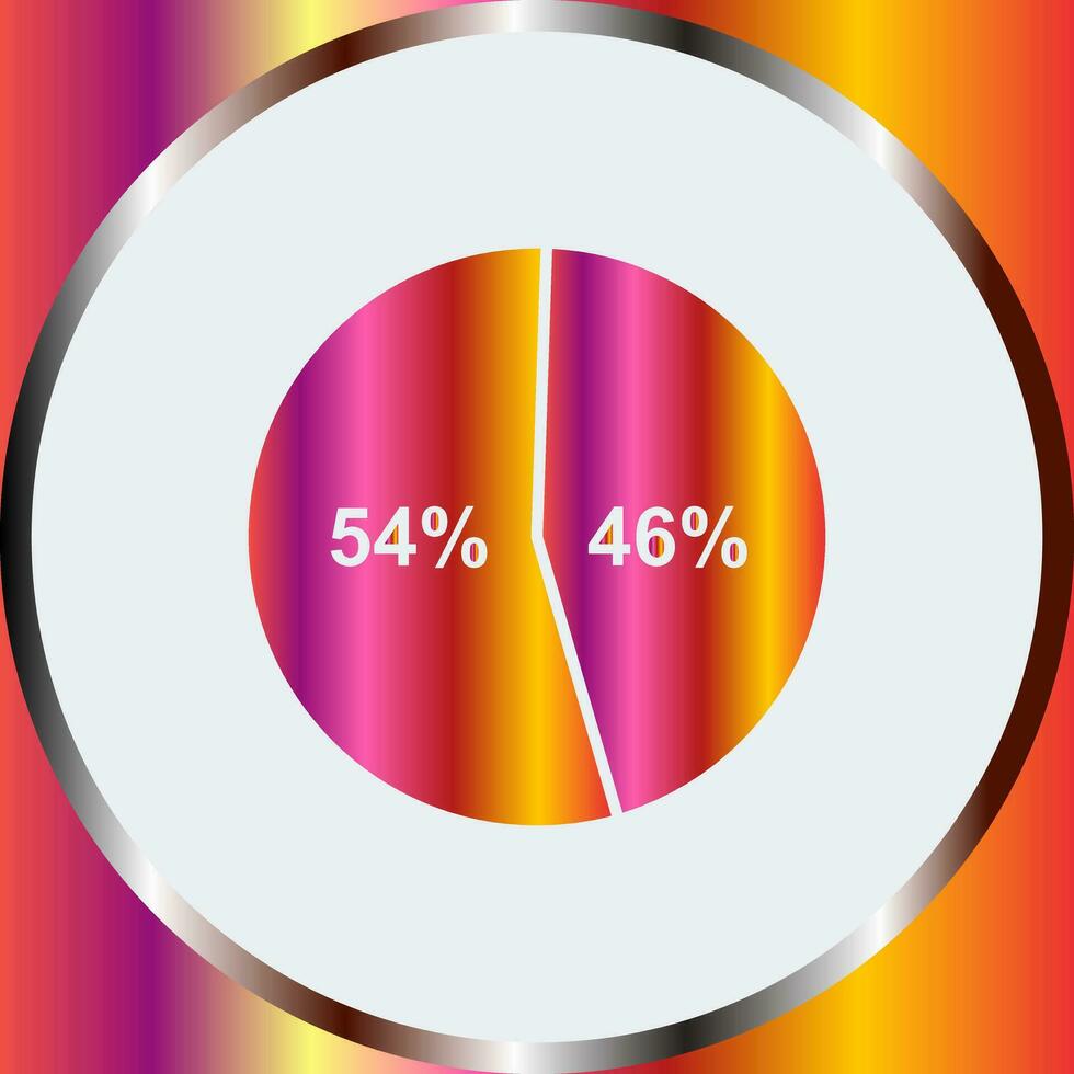 icône de vecteur de statistiques de candidat