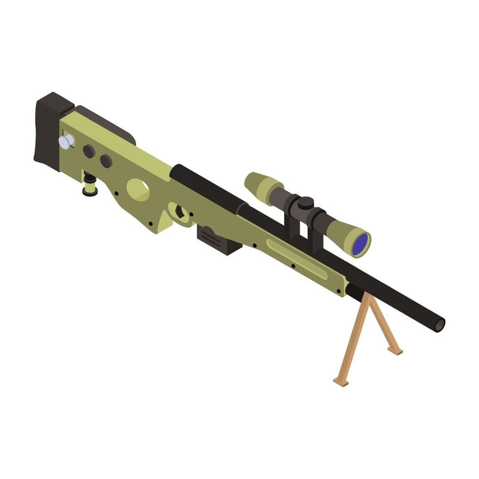 fusil de sniper vecteur