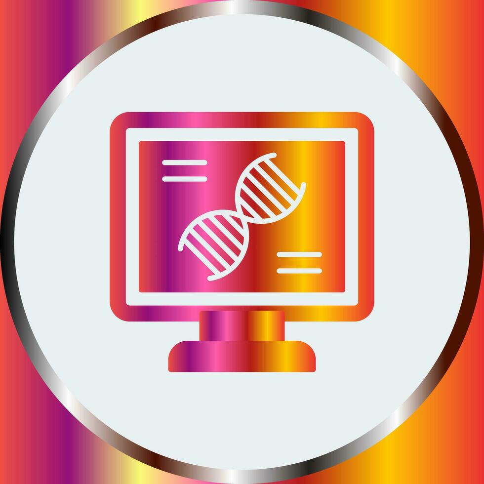 icône de vecteur de test ADN