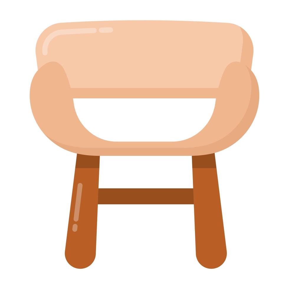 chaise et meuble de bar vecteur