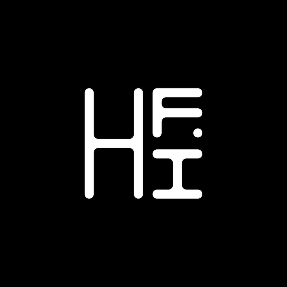 hfi lettre logo vecteur conception, hfi Facile et moderne logo. hfi luxueux alphabet conception