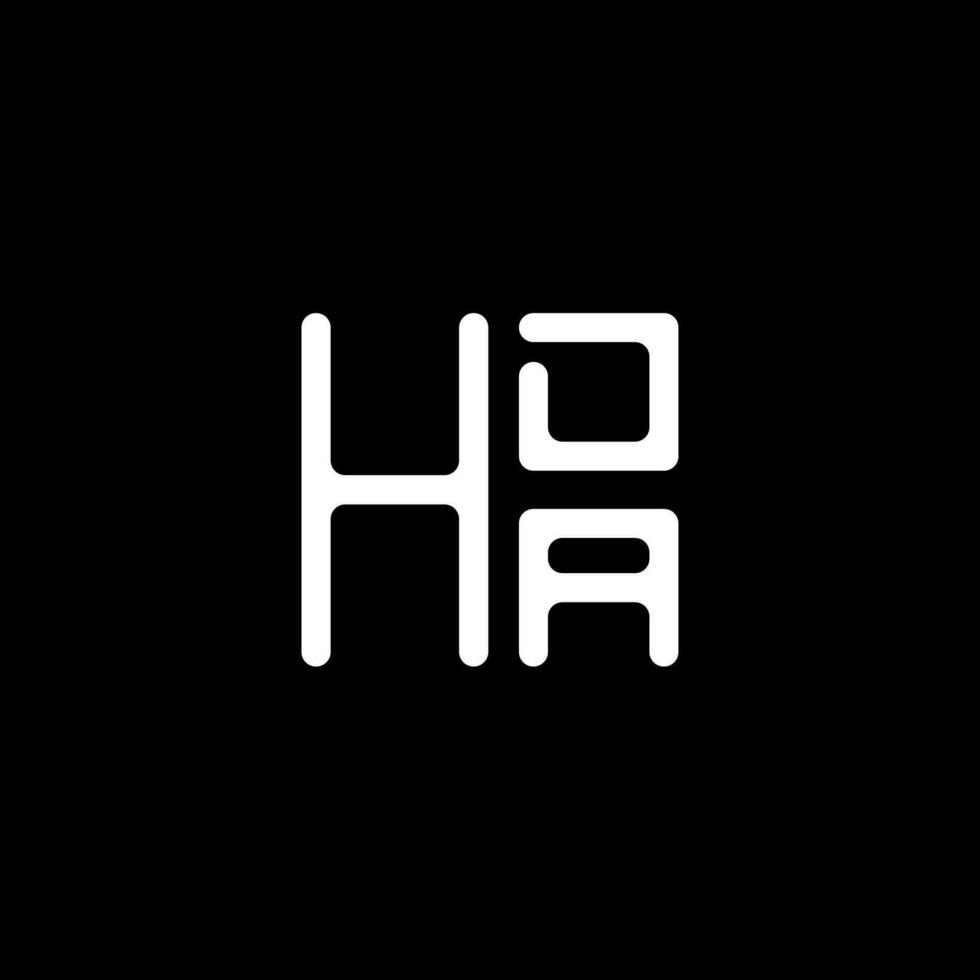 hda lettre logo vecteur conception, hda Facile et moderne logo. hda luxueux alphabet conception