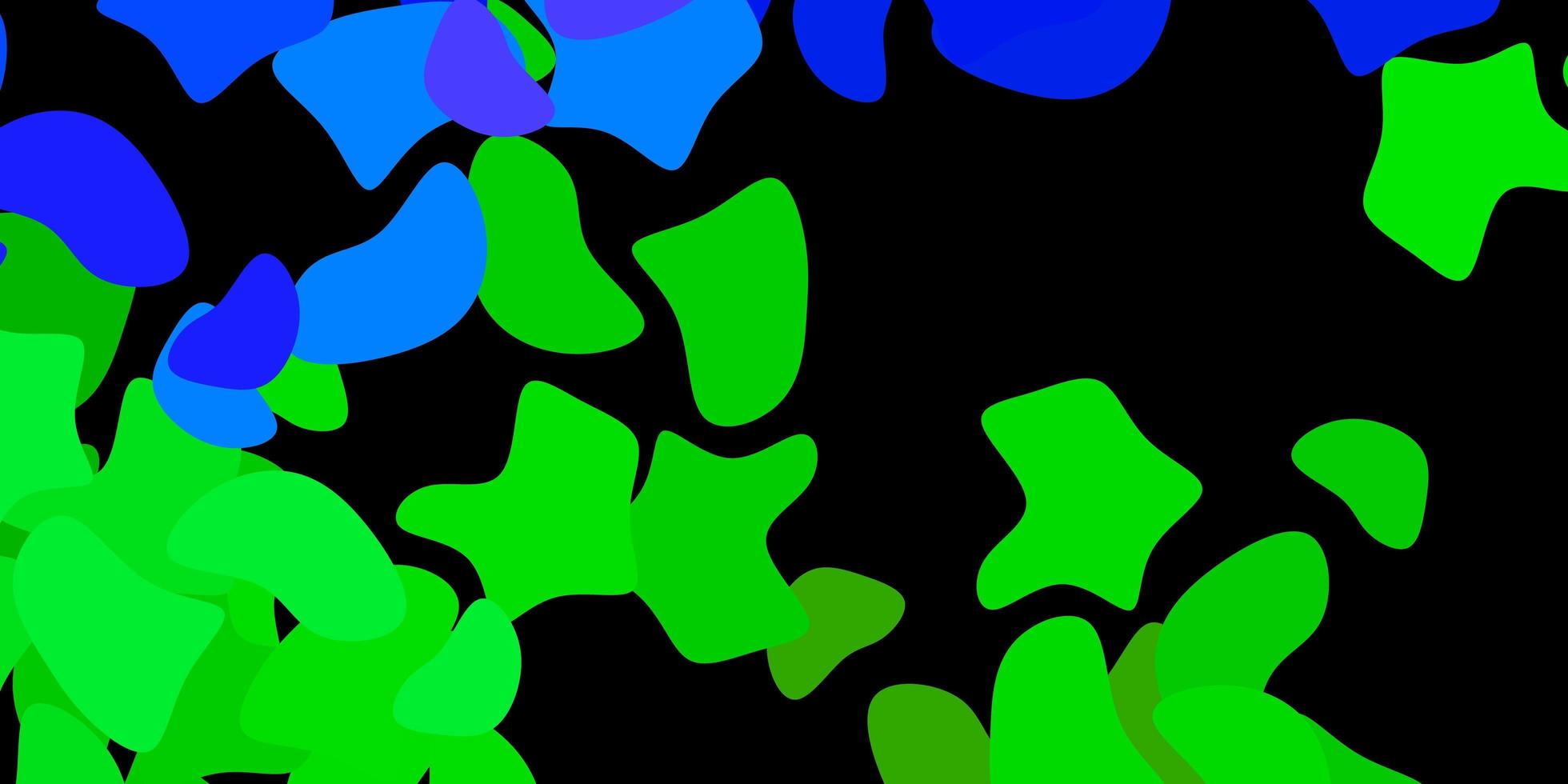 modèle vectoriel multicolore foncé avec des formes abstraites.