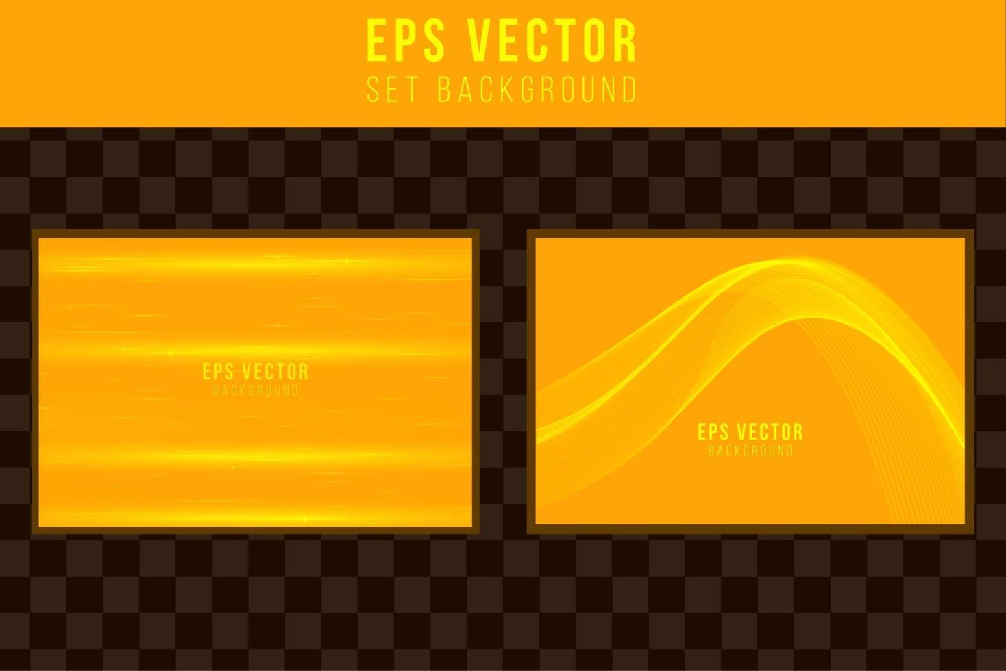 définir la conception modifiable monochrome orange abstrait fond jaune vecteur