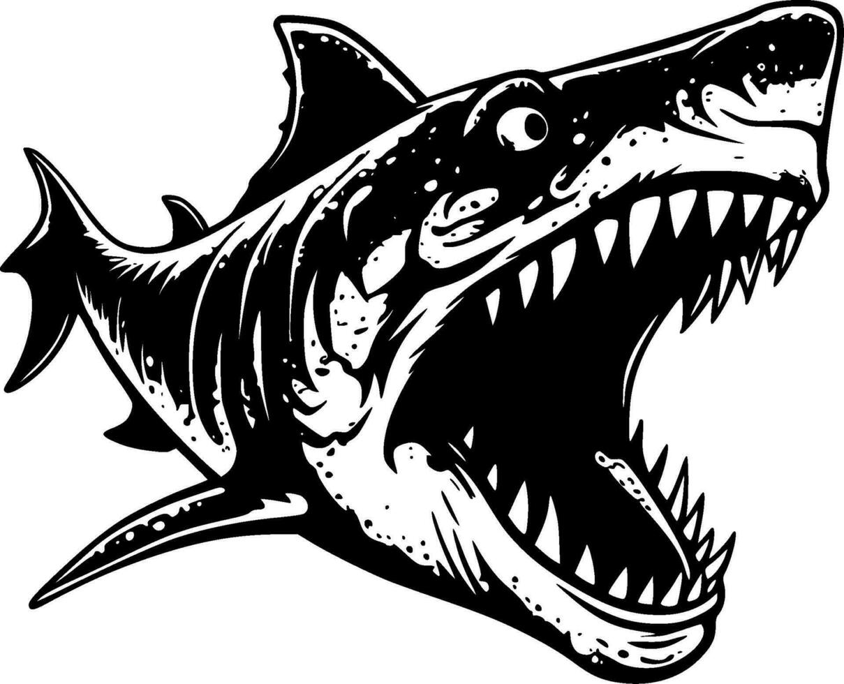 requin - haute qualité vecteur logo - vecteur illustration idéal pour T-shirt graphique