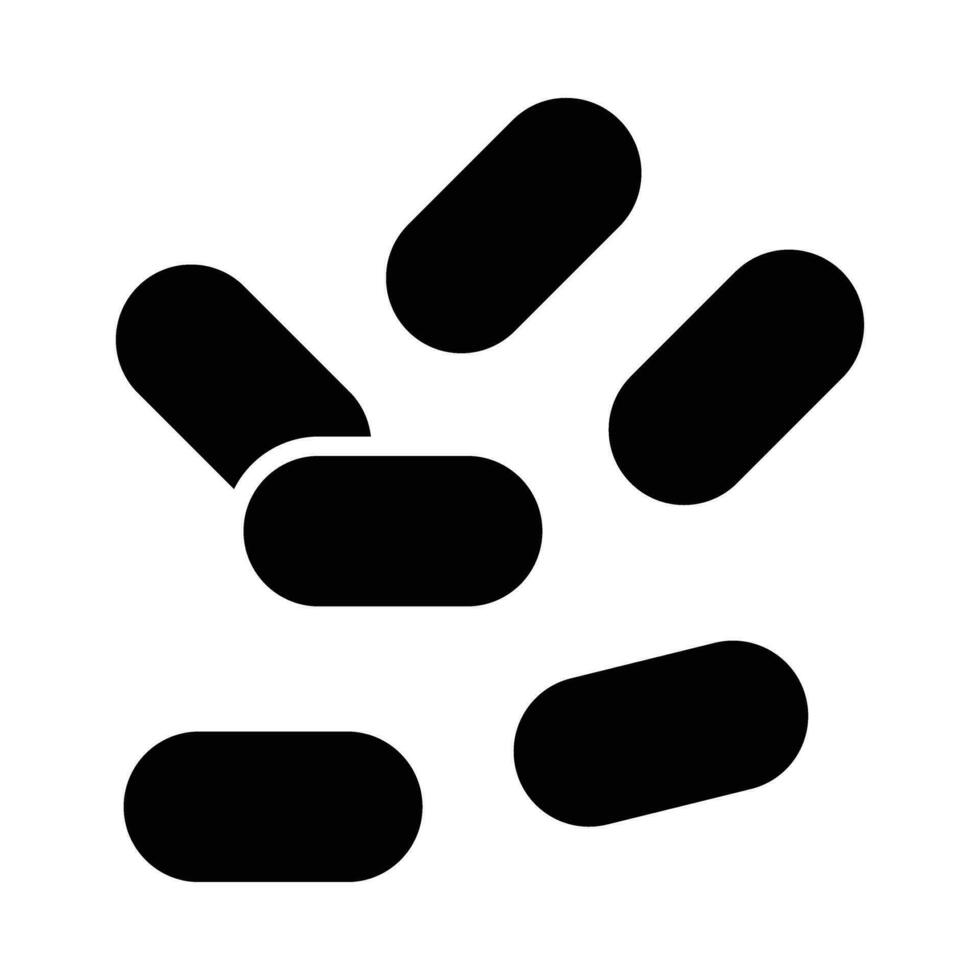 pilules vecteur glyphe icône pour personnel et commercial utiliser.